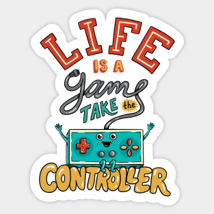 Life is a game Sticker